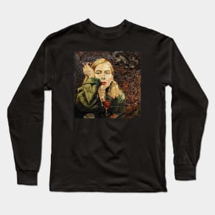 Joni Mitchell - Retro 1990s Style Fan Art Design Long Sleeve T-Shirt